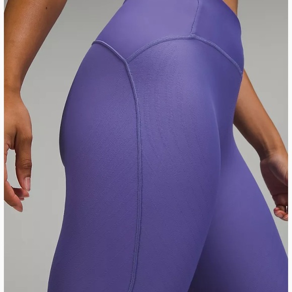 NWT Lululemon SenseKnit Running HR Tight 28” Charged Indigo Sz 6 - Picture 6 of 14